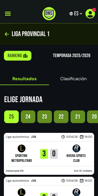Mis partidos